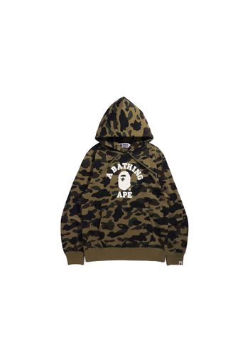 BAPE 1st Camo College Pullover Hoodie (FW21) Green