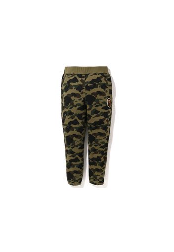 BAPE 1St Camo Ape Head Patched Sweatpants (FW22) Green