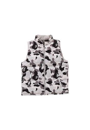 BAPE ABC Camo Reversible Down Vest Gray