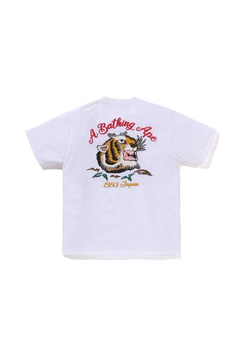 BAPE Embroidery Style Souvenir Logo Tee White