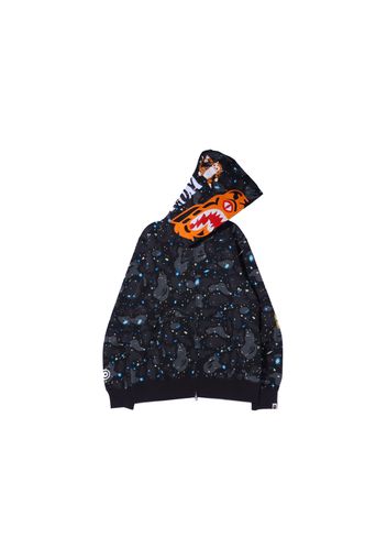 BAPE Space Camo Tiger Full Zip Hoodie Black