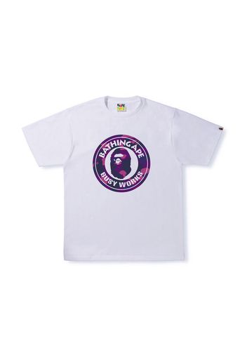 BAPE Color Camo Busy Works Tee (SS22) White Double Purple