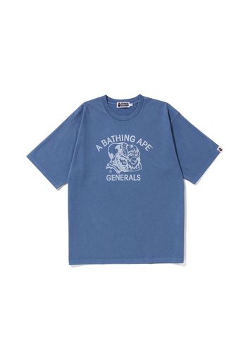 BAPE Pigment Dyed General Bape Relaxed Fit Tee Navy