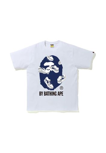 BAPE Sta Random by Bathing Ape Tee White/Navy