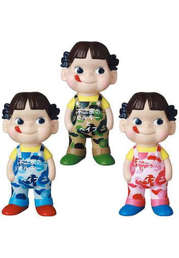 BAPE x Peko-chan Fujiya Soft Vinyl Collection Green/Pink/Blue