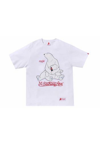 BAPE x Coca-Cola Polar Bear Tee White