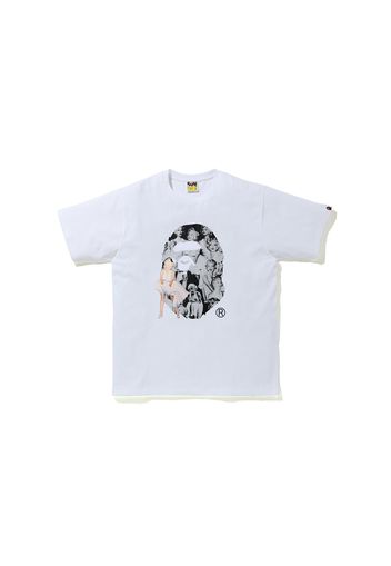 BAPE A BATHING APE x Marilyn Monroe Big Ape Head Tee White