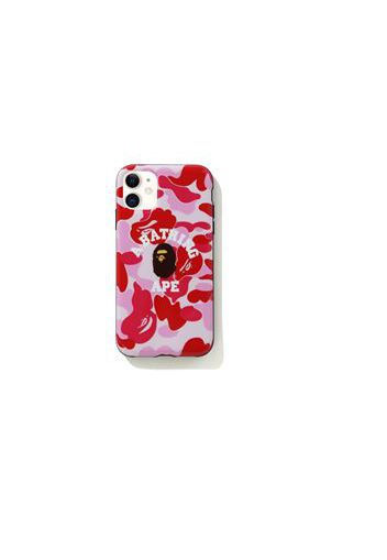 BAPE ABC Camo College iPhone 11 Case Pink