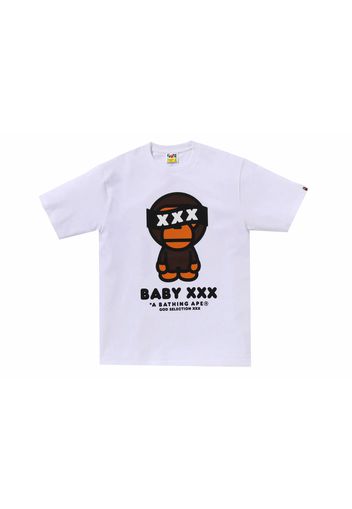 BAPE x God Selection XXX Baby Milo Tee White