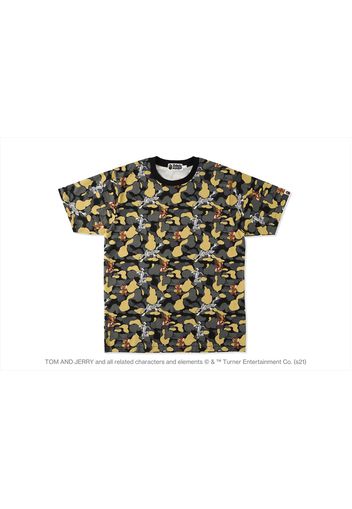 BAPE x Tom and Jerry Camo Madison Avenu Tee Beige