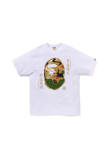 BAPE Moon Japan Ape Head Tee White