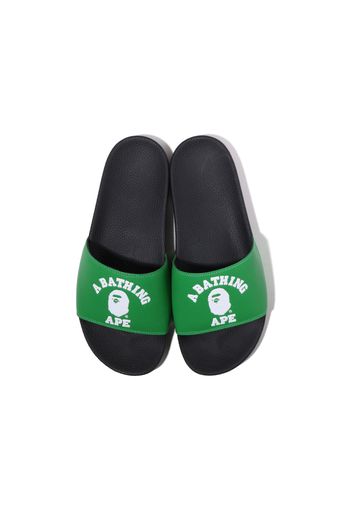 A Bathing Ape College Slide Sandal Online Exclusive Green (2022)