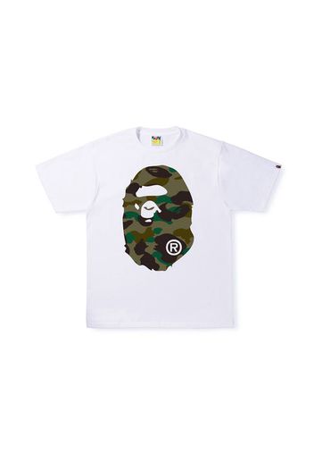 BAPE 1st Camo Big Ape Head Tee White/Green