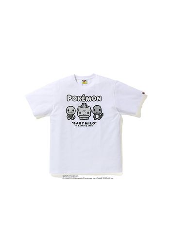 BAPE x Pokemon Monotone Starters Tee #3 White