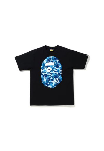 BAPE ABC Camo Big Ape Head Tee Black/Blue