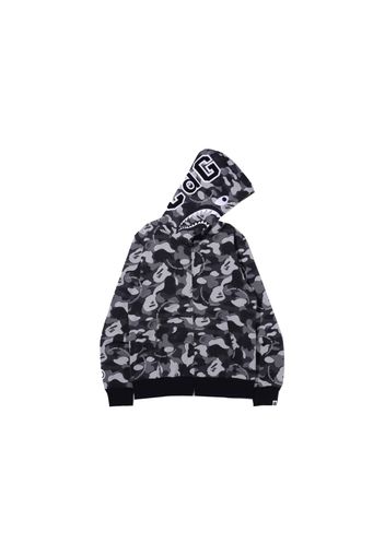 BAPE x Comme des Garcons Osaka Shark Full Zip Hoodie Black