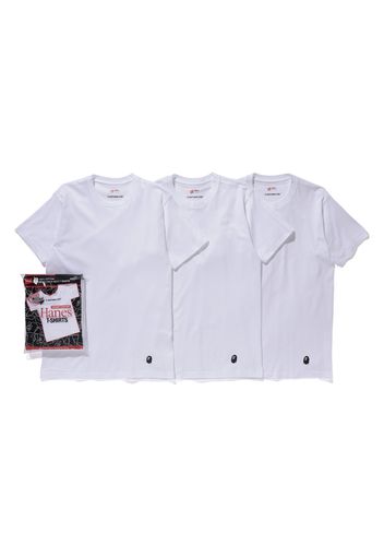 BAPE X Hanes T-Shirts (3-Pack) White