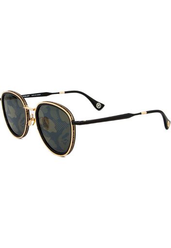 BAPE 7 Sunglasses Black/Gold