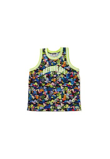 BAPE Multi Camo Basketball Tank Top Black