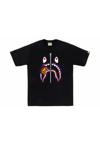 BAPE Color Camo Milo Shark Tee Black/Purple