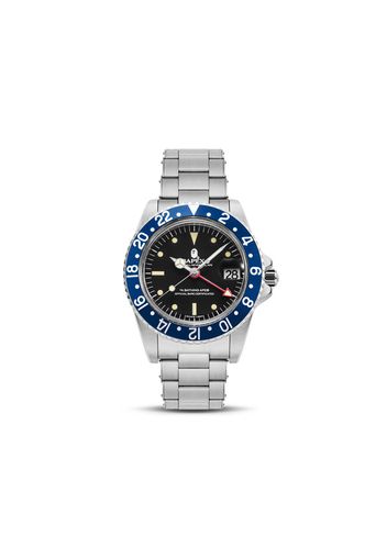 BAPE A Bathing Ape Type 2 Bapex Watch Silver/Blue