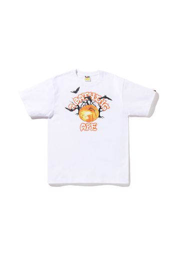 BAPE Halloween Jack O' Lantern College Tee White