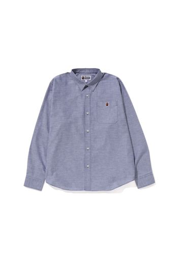 BAPE Oxford Relaxed Fit Shirt (SS23) Navy