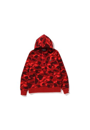 BAPE Color Camo One Point Ape Head Pullover Hoodie Red