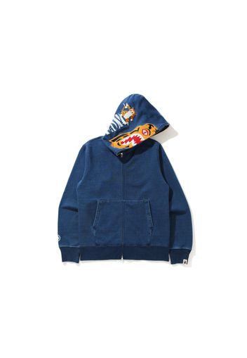 BAPE Tiger Full Zip Hoodie Navy