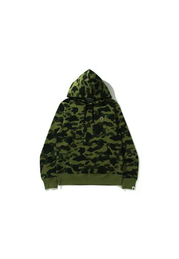 BAPE 1st Camo One Point Pullover Hoodie Green