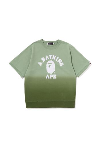 BAPE College Gradation S/S Sweat Crewneck Green