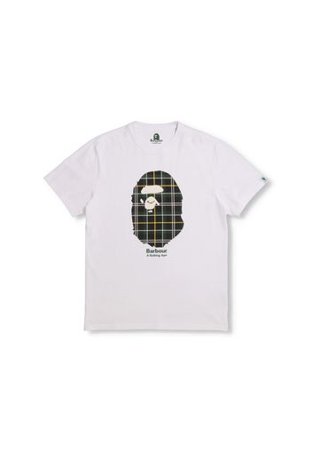 BAPE x Barbour Tee White