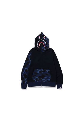 BAPE Color Camo Shark Full Zip Hoodie (FW23) Navy