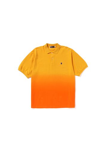 BAPE Ape Head One Point Gradation Relaxed Fit Polo Orange