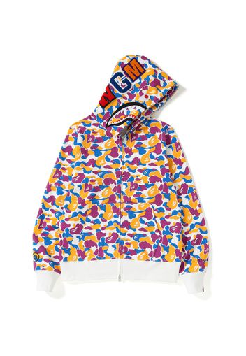 BAPE LA 1st Anniversary Camo Shark Full Zip Hoodie Multi