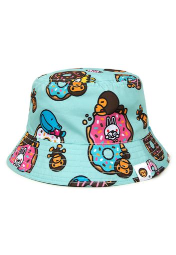 BAPE Baby Milo #2 Reversible Bucket Hat Light Blue/Multi