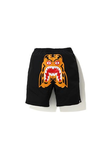 BAPE Tiger Beach Shorts Black