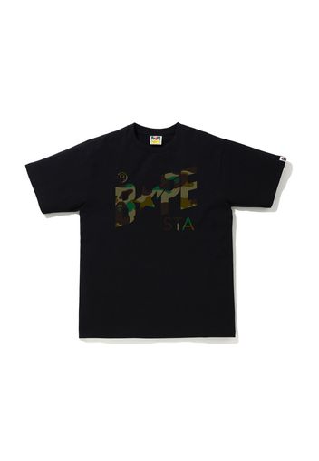 BAPE 1st Camo Bapesta Logo Tee Black/Green