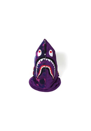 BAPE Color Camo Shark Face Mask Purple