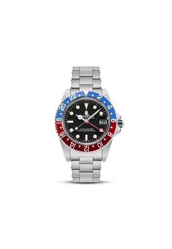 BAPE A Bathing Ape Type 2 Bapex Watch Silver/Red/Blue