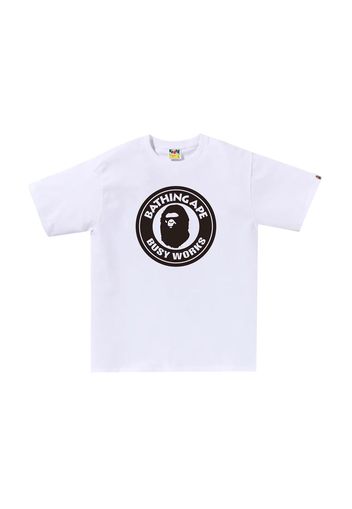 BAPE Bicolor Busy Works Tee White