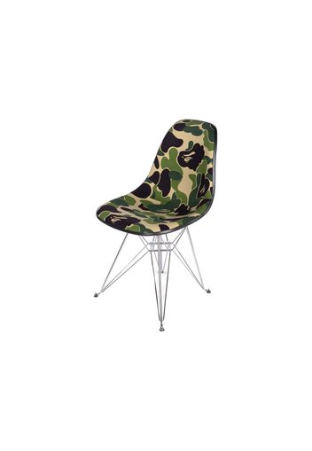 BAPE ABC Camo Fabric Modernica Fiber Shell Chair Green