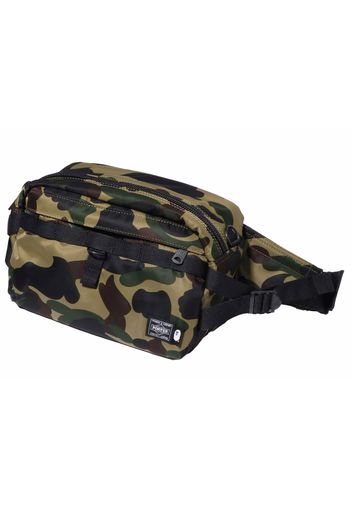 BAPE x Porter 1st Camo Waist Bag (FW23) Green