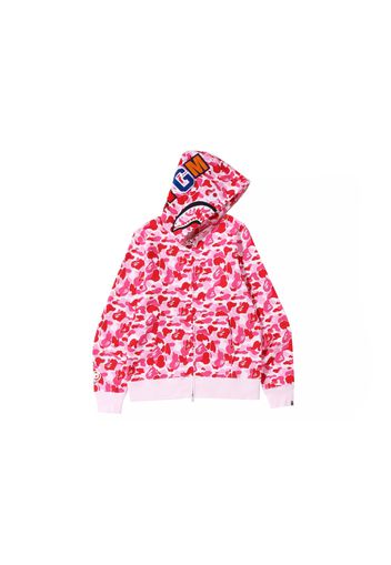 BAPE ABC Camo Shark Full Zip Hoodie Pink