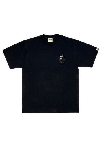 BAPE x Dover Street Market Special Camo Swarovski Ape Head T-Shirt Black