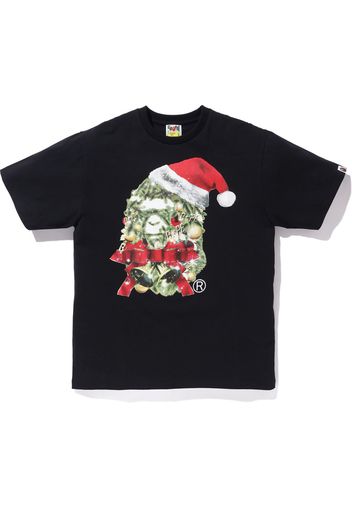 BAPE Christmas Ape Head Tee Black