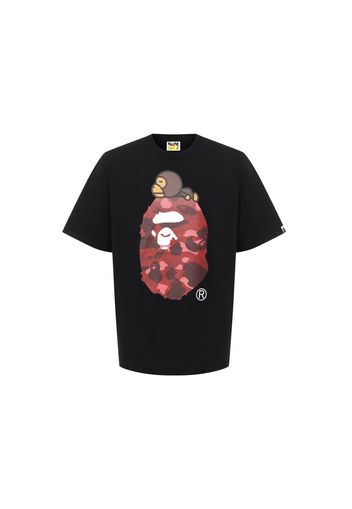 BAPE Color Camo Milo On Big Ape Relaxed Tee Black/Red