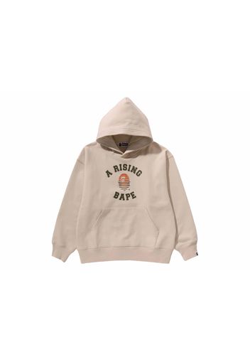 BAPE A Rising Bape Relaxed Fit Pullover Hoodie Ivory