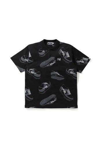 BAPE Sta Random Relaxed Polo Black