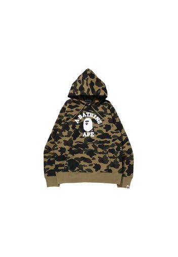 BAPE 1st Camo College Pullover Hoodie (SS22) Green